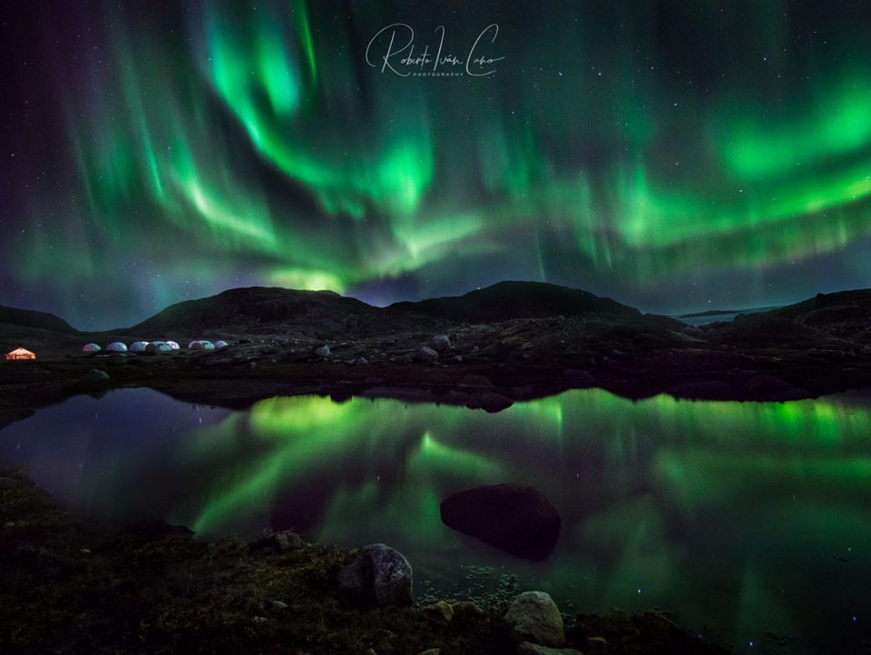 Aurora Boreal en Qalareliq, Groenlandia
