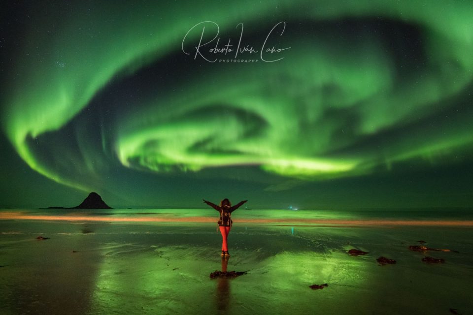 Aurora Boreal en Bleik, Vesteralen