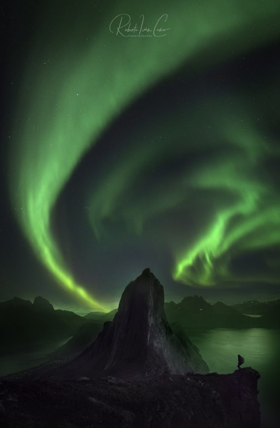 Aurora Boreal en Senja, Noruega